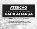 FO5003 - ALIANÇAS DE PRATA 950, COM/SEM SWAROVSKI, ACABAMENTO FOSCO COM OURO 18K